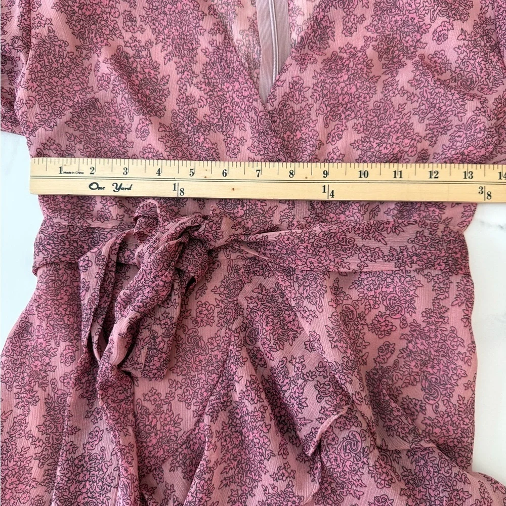 The Vintage Shop Pink Gemma Dress with Bishop Sleeves. Size Medium - Picture 2 of 7